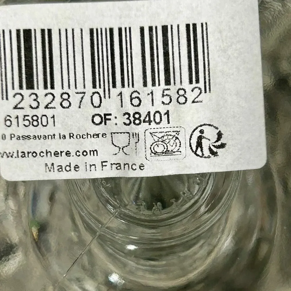 La Rochere Fleur De Lys Wine Glasses ~ Set of 6 ~ NEW